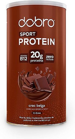 DOBRO - SPORT PROTEIN SABOR CHOCOLATE BELGA 450G