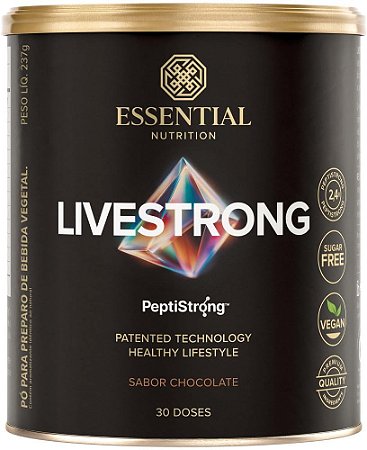 ESSENTIAL - LIVESTRONG CHOCOLATE LATA 237G