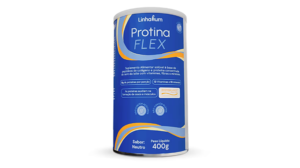 LINHAHUM - PROTINA FLEX NEUTRO 400G