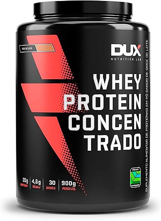 DUX NUTRITION - WHEY PROTEIN CONCENTRADO DOCE DE LEITE 900G