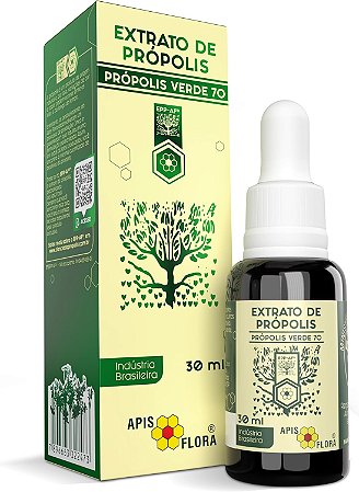 APIS FLORA - EXTRATO DE PROPOLIS VERDE 70 30ML