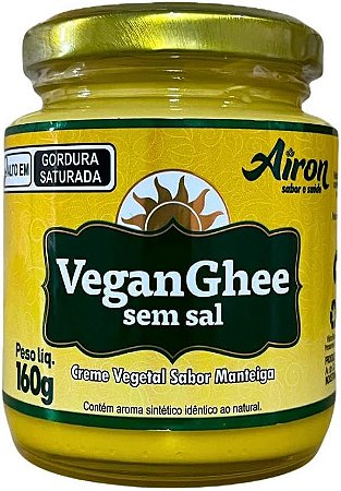 AIRON GHEE - MANTEIGA VEGETAL 160G