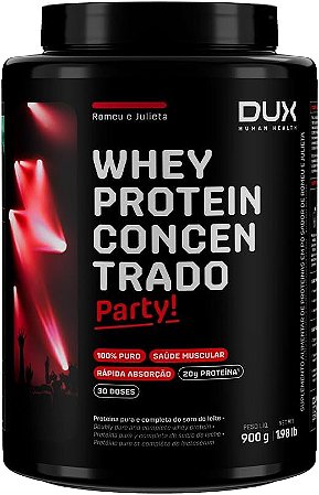 DUX NUTRITION - WHEY PROTEIN CONCENTRADO 900G - ROMEU E JULIETA