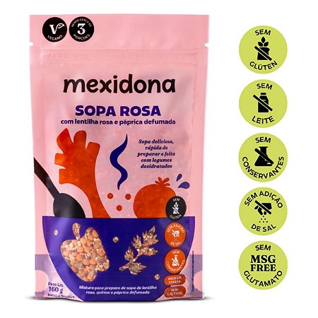 MEXIDONA - SOPA ROSA 160G