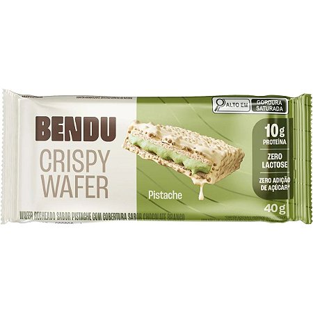 BENDU - CRISPY WAFER PISTACHE 40G