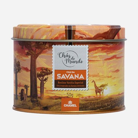 CHAMEL - CHÁS DO MUNDO LATA - SAVANA 50G