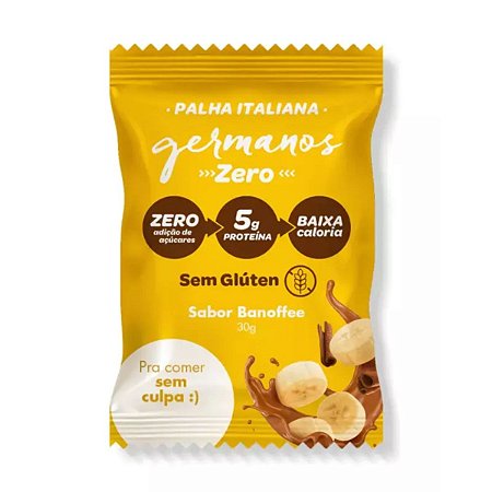 GERMANOS - PALHA ITALIANA ZERO AÇÚCAR - BANOFFEE - 30G