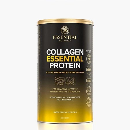 ESSENTIAL - COLLAGEN ESSENTIAL PROTEIN FRUTAS TROPICAIS LATA 427,5G