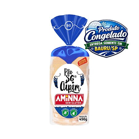 AMINNA - PÃO DE AIPIM SEM GLÚTEN SEM LACTOSE