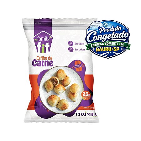 COZINHA DE ATLETA FIT - ESFIHA DE CARNE 300G