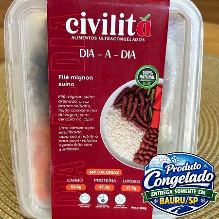 CIVILITÁ - MARMITA FILÉ MIGNON SUÍNO - 350G