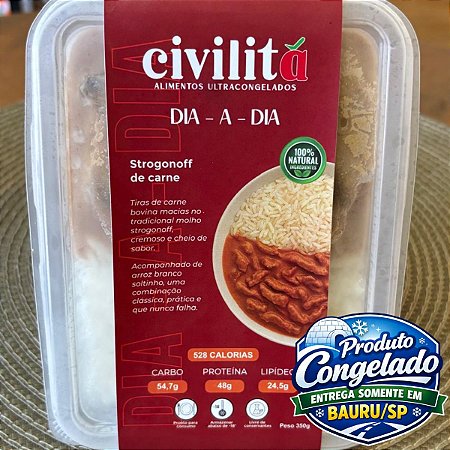CIVILITÁ - MARMITA STROGONOFF DE CARNE 350G