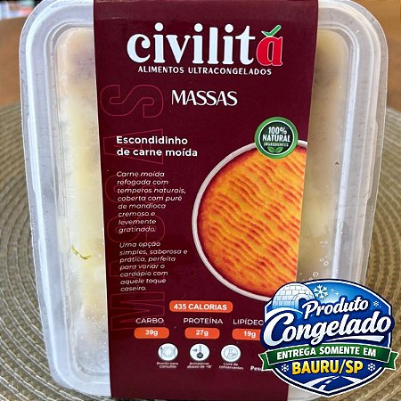 CIVILITÁ - MARMITA ESCONDIDINHO DE CARNE MOÍDA 350G