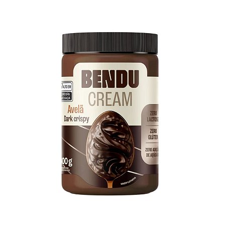 BENDU - CREME DE AVELÃ DARK CRUNHY 300G