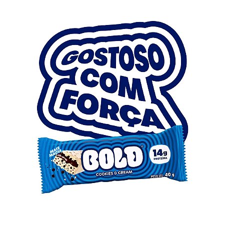 BOLD BARRA DE PROTEÍNA COOKIES E CREAM 40G