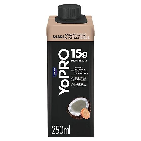 DANONE - YOPRO 250ML - COCO COM BATATA DOCE