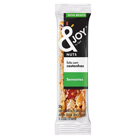 BARRA DE NUTS ENJOY REGULAR SEMENTES 30g