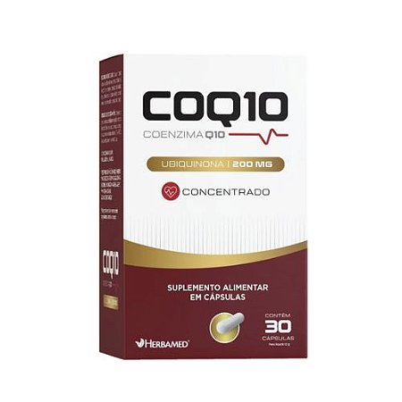 HERBAMED - COENZIMA Q10 200MG 30 CÁPSULAS
