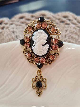 Broche Imperial Preto