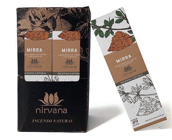Incenso Nirvana natural aroma Mirra