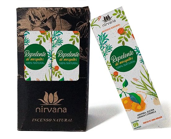 Incenso Nirvana natural aroma Repelente
