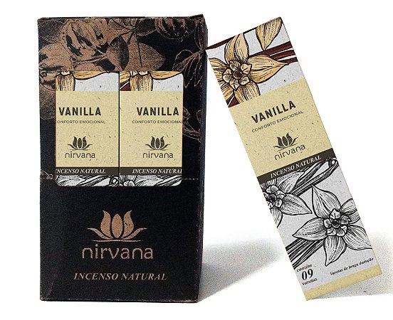Incenso Nirvana natural aroma Vanilla
