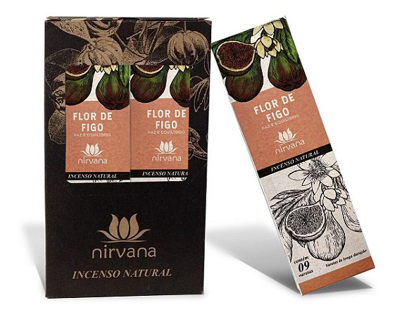 Incenso natural nirvana aroma Flor de Figo