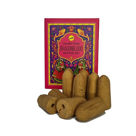 Incenso Cone Cascata Golden Dragon Blood 10 cones