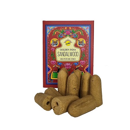 Incenso Cone Cascata Golden SandalWood 10 cones