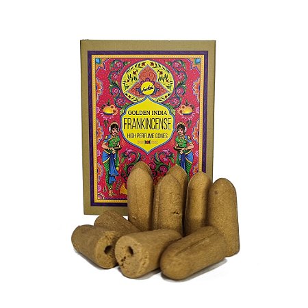 Incenso Cone Cascata Golden Franckincense 10 cones