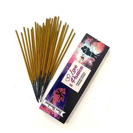 Incenso Love and Passion Massala Indiano Natural 50gr por caixa linha premium