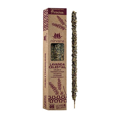 Incenso Nirvana Premium Natural Lavanda Celestial