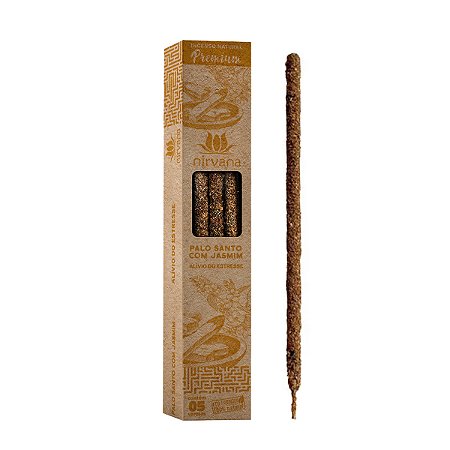 Incenso Nirvana Premium Natural Palo Santo com Jasmim