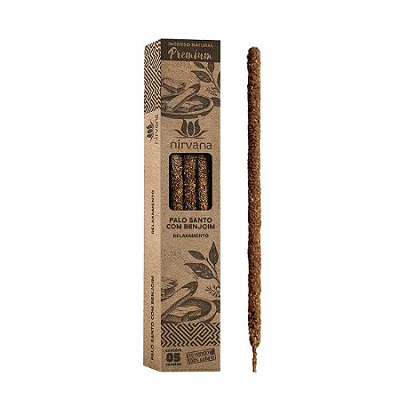 Incenso Nirvana Premium Natural Palo Santo com Benjoim