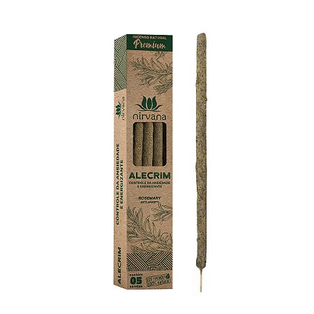 Incenso Nirvana Premium Natural Alecrim