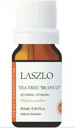 Óleo Essencial Tea Tree Branco QT Cineol GT Brasil 10,1ml - Laszlo