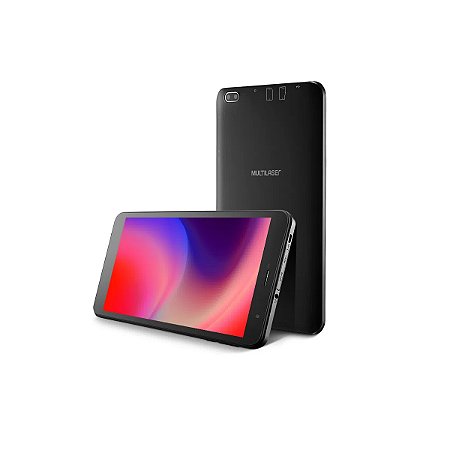 Tablet Multilaser M8 WIFI 32GB Tela 8 Pol. 2GB RAM + WIFI Dual Band com Kids Space Android 11 Go Edition Preto - NB358