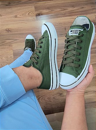 Tênis All Star Verde Militar