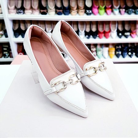 Mocassim Yasmim Branco