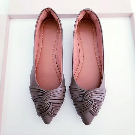 Sapatilha Luxo cruzada Cinza