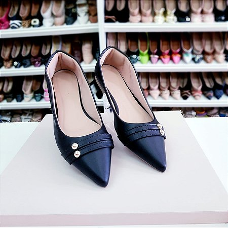 Sapatilha dois pontinhos Preta