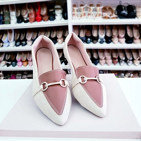 Sapatilha Mocassim Juta com Caramelo tamanho especial