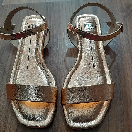 Sandália Rasteira Moleca Feminina Rose