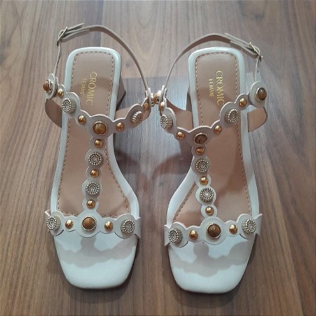 Sandália Cronoc Off White