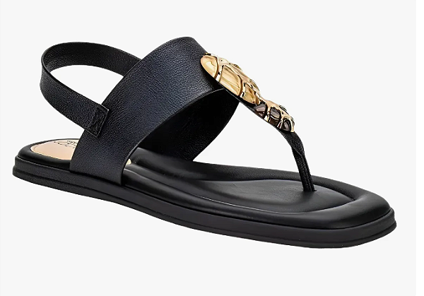 Sandália Rasteira Feminina Modare Ultra Conforto Preta