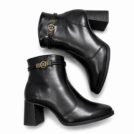 Bota Dakota Cano Baixo Vieri Preto capa sola jumbo