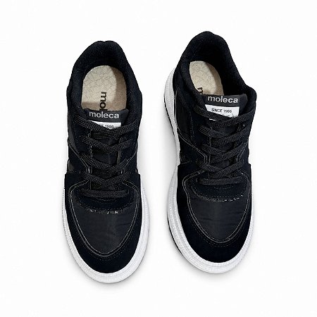 Tênis Moleca Nylon Harlem Nobuck Pele Max Gliter