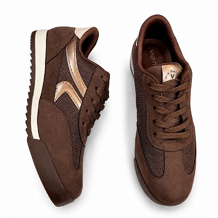 Tênis Via Marte Casual Marrom