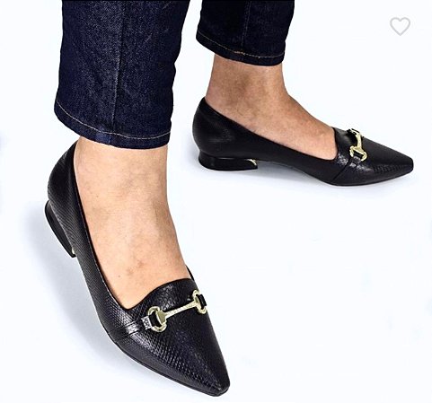 Sapatilha Feminina Piccadilly Preta Linha Conforto Joanetes