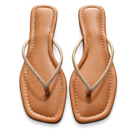 Rasterinha Nude com strass